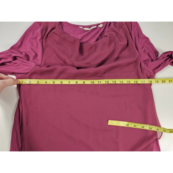 Soft surroundings size medium Layered purple casual tunic EUC ^ - Picture 7 of 7